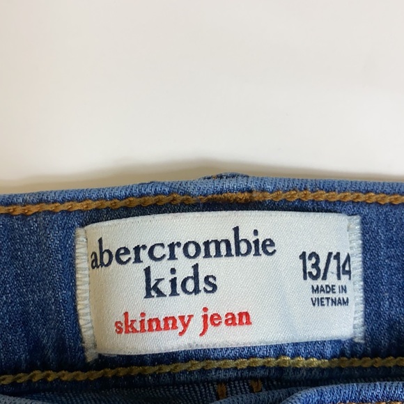 Abercrombie kids skinny jeans size 13 back/14 - Picture 3 of 5